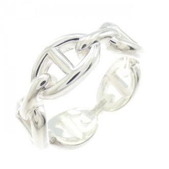 Herm&egrave;s Silver 925 Band Ring (Pre-Owned)