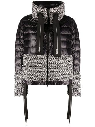 Herno padded-design performance jacket - Black