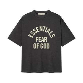 Fear of God Tops, Heren, Zwart, XL, Katoen, Campus 90s Tee