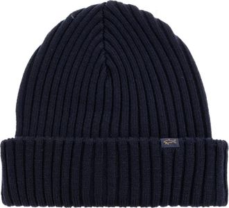 Paul & Shark Wollen muts - Heren - Hoeden - Blauw - ONE Size - Wol - Accessoires