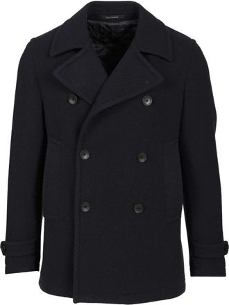 Tagliatore Monaco Jacket - Heren - Mantel - Blauw - L - Wol - Jassen