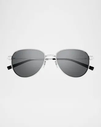 Saint Laurent Men & apos;s SL 772 Metal Aviator Sunglasses