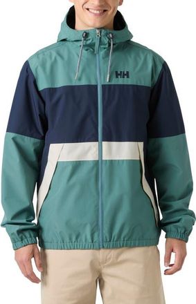 Helly Hansen Koster Waterproof Rain Jacket in Opal Green at Nordstrom, Size Xx-Large