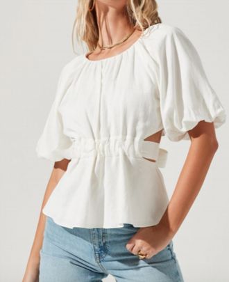 Astr Vendetta Top In White