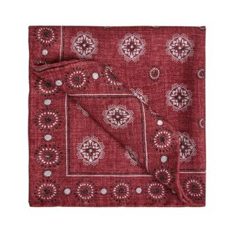 Brunello Cucinelli Accessoires, Heren, Rood, ONE Size, Pochet