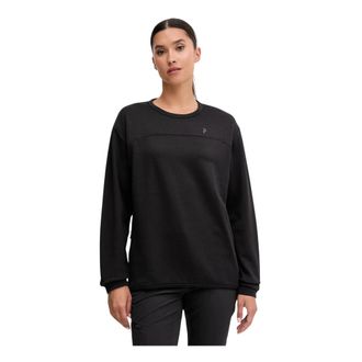 Peak Performance Trail Polartec Crew - Dames - Sportshirts - Zwart - S - Polyester - Fitness
