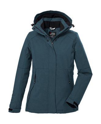 Killtec Outdoorjacke KILLTEC KOW 37 WMN JCKT, Damen, Gr. 40, blau (hellpetrol), Obermaterial: 100% Polyester;Futter: 100% Polyester;F&uuml;llung: 100% Polyester, J
