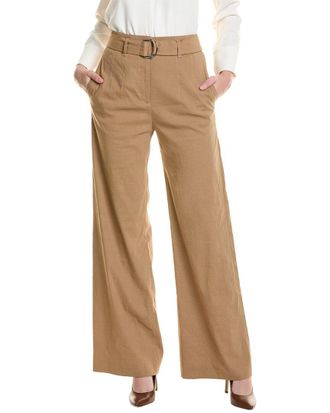 HUGO BOSS Tasena Linen-Blend Pant