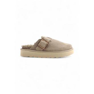 Colors Of California Sabot Platform - Dames - Pantoffels - Grijs - 39 EU - Leer - Schoenen