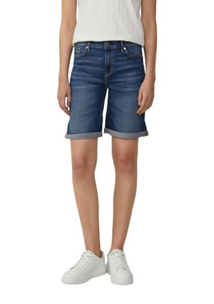 s.Oliver Jeansshorts S.OLIVER, Damen, Gr. 34, N-Gr, blau, Denim/Jeans, Obermaterial: 98% Baumwolle, 2% Elasthan, unifarben, normal kniefrei, Jeans Jeansshorts,