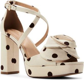 Ted Baker Maddy Rose Platform Sandal in Ivory Primary - Multi at Nordstrom, Size 9.5