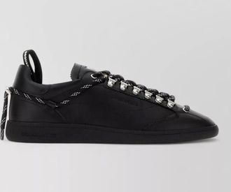 Dsquared2 leather lace-up sneakers