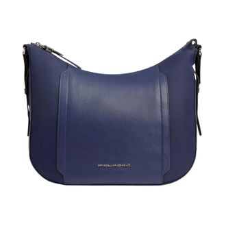 Piquadro iPad mini Shoulder Bag - female - Piquadro - Cross Body Bags - Blue - ONE SIZE - Bags