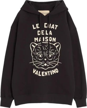 Valentino Garavani Chat De La Maison Hoodie - Mens - Cotton