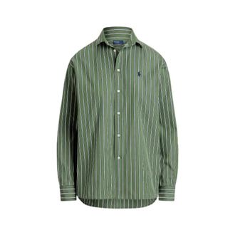 Polo Ralph Lauren Blouses & Hemden - Dames - Blouses & Shirts - Groen - Maat: S Katoen