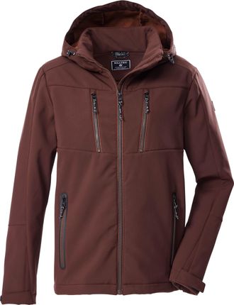 Killtec Softshelljacke KILLTEC KOW 79 MN SFTSHLL JCKT, Herren, Gr. XXL, mahagoni, Oberseite: 92% Polyester, 8% Elasthan;R&uuml;ckseite: 100% Polyester, Jacken Soft