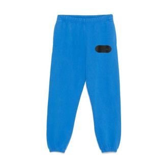 Gallery Dept. Sweatpants, male, Blue, 2XL, Graphic Print Jersey Trousers