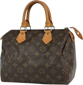 Louis Vuitton Pre-owned Monogram Canvas Handtas - Dames - Pre-owned - Bruin - Maat: ONE Size Leer
