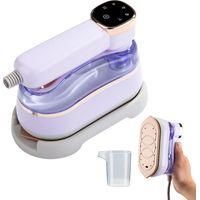 OEM Plancha Port&aacute;til 2 En 1, Plancha De Vapor De Mano, Pantalla Led Para Modos De Planchado, 1200 W + Calentamiento R&aacute;pido En 15 Segundos - Crezuo
