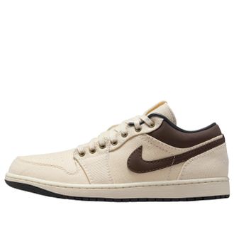 Nike Jordan Air Jordan 1 Low Premium Pale Ivory Off Noir Baroque Brown IB8058-110
