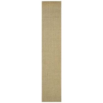 vidaXL Rug Natural Sisal 66x350 cm Green Vidaxl