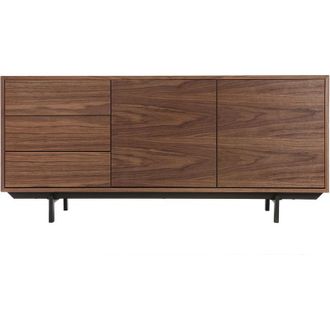 Miliboo Aparador Dise&ntilde;o Vintage 160 Cm Nogal Manny