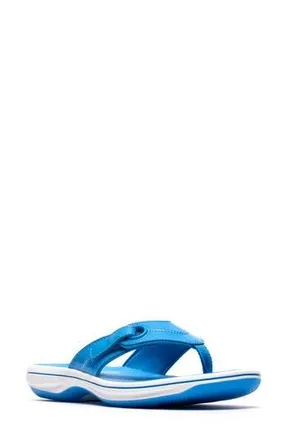 Clarks Breeze Reyna Flip Flop in Bright Blue at Nordstrom Rack, Size 11