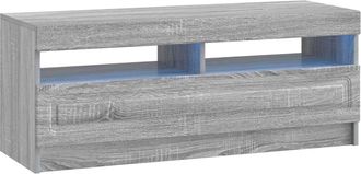 vidaXL Mueble De Tv Led Sonoma Gris Madera De Ingenier&iacute;a Vidaxl