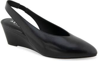 Aerosoles Carmenza Suede Slingback Pump in Black at Nordstrom, Size 8.5
