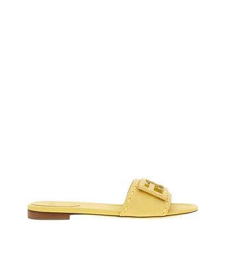 Fendi Beige Leather Sandals