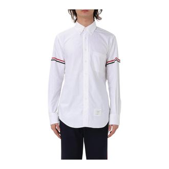 Thom Browne Heren, Overhemden, Wit, Maat: XL Katoen