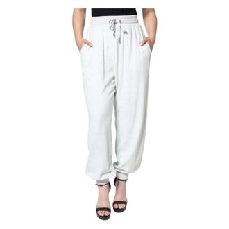Dolce & Gabbana Donna, Pantaloni, Bianco, S, new