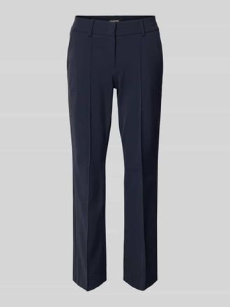 Cambio Cambio Flared Stoffhose in verkürzter Passform Modell FARAH in Marine, Größe 32