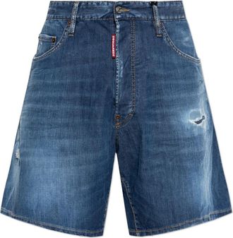 Dsquared2 Boxer Denim Shorts - Heren - Denim shorts - Blauw - S - Denim - Korte Broeken