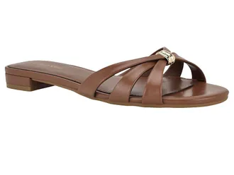 Calvin Klein Petula Womens Sandals Medium Brown : 8.5 M, Faux Leather