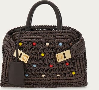 Ferragamo Donna Borsa a mano Hug (S) Marrone