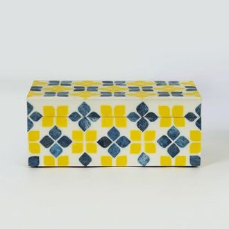Mela Artisans Marigold Mosaic Inlay Box at Nordstrom