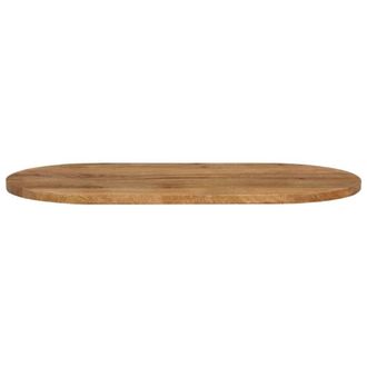 Berkfield Home Table Top 110x50x2.5 cm Oval Solid Wood Mango in Brown