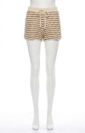 Z Supply Lyla Striped Sweater Short In Taro