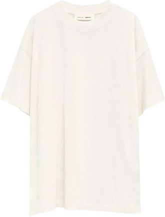 Fear of God Embroidered Essential Tee - Heren - T-shirts - Wit - XS - Katoen - Tops