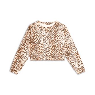 Freddy Felpa cropped comfort fit animalier
