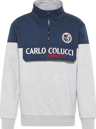 Carlo Colucci Hoodies & sweatvesten, Heren, Veelkleurig, M, Sportieve Atletico Troyer De Pian