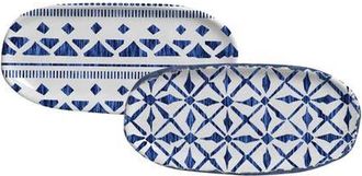 Porto Brasil Shallow Organic Oval Platter Mini Set of 4 in Maya at Nordstrom