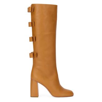 Red Valentino Heeled Boots, female, Brown, Size: 11 US Heeled Boot