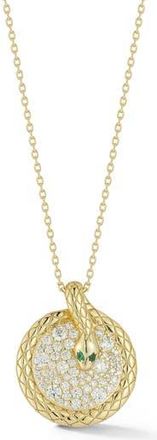 Glaze Jewelry Snake Pendant Necklace in Gold at Nordstrom Rack