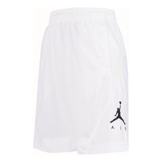 Air Jordan Rise Striped Triangle Logo Shorts White BV5265-100