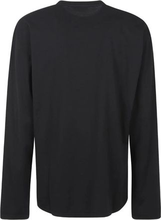 Rier long sleeves roundneck t-shirt - Nero