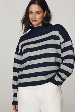 Maeve Carys Mock-Neck Sweater by Maeve
