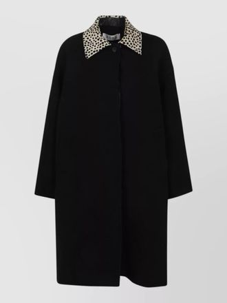 R&oacute;he wool fitted coat