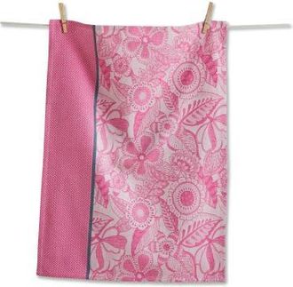 Tag Jacqura Elodie Jacquard Tea Towel Pink Kitchen Towel Set at Nordstrom